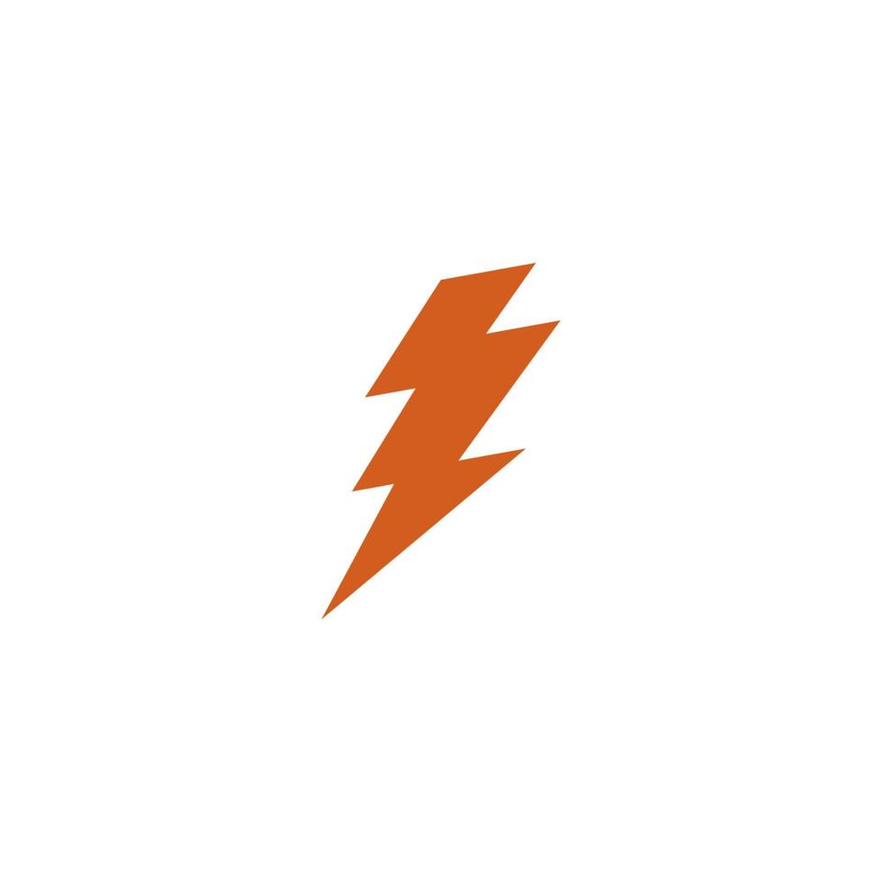 Lightning, electric power vector logo design element. Energy and thunder electricity symbol