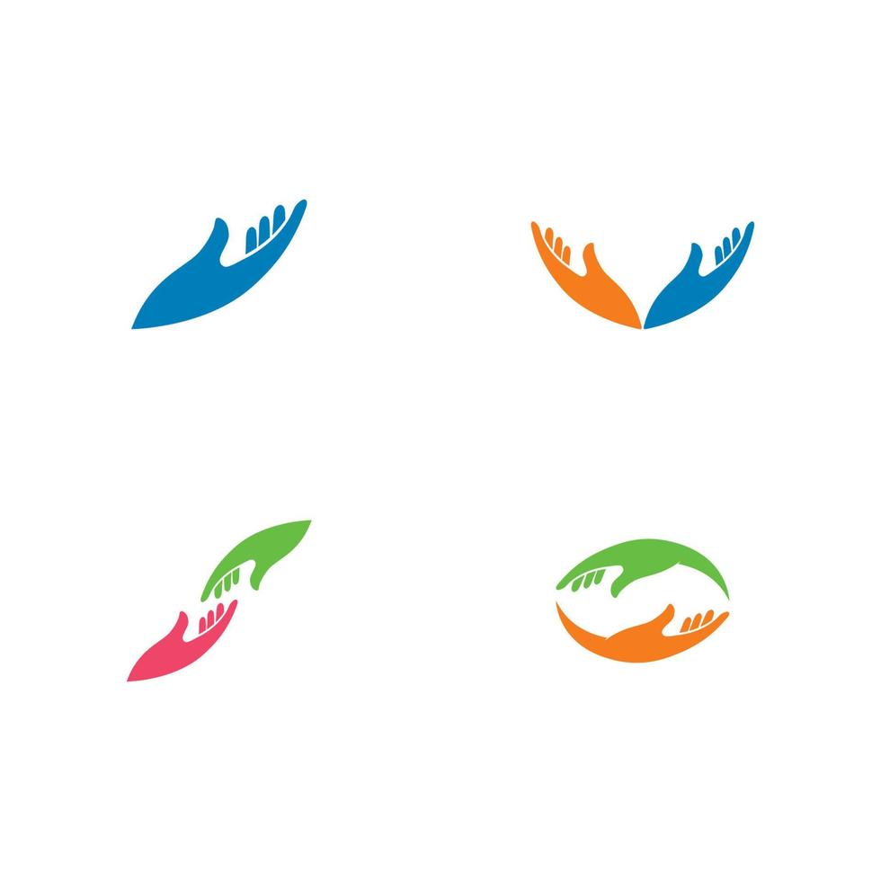Hand Care Logo Template vector icon illustration
