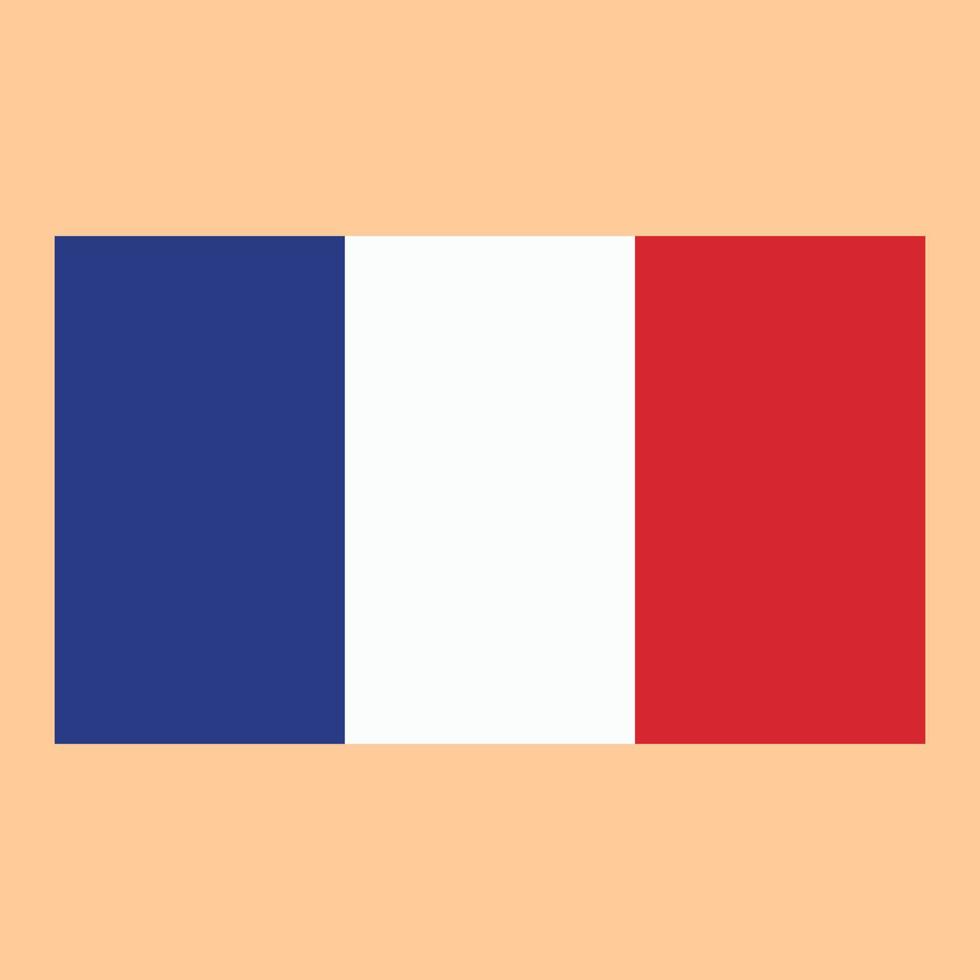 vector de bandera de país de francia