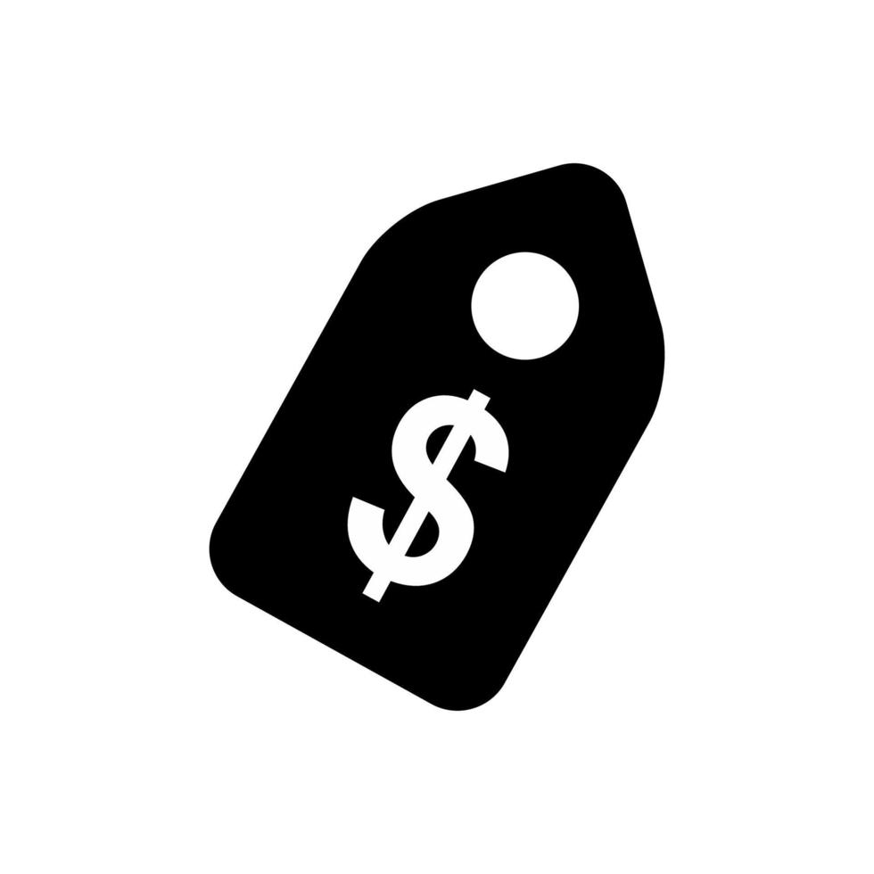 Vector illustration of a price tag