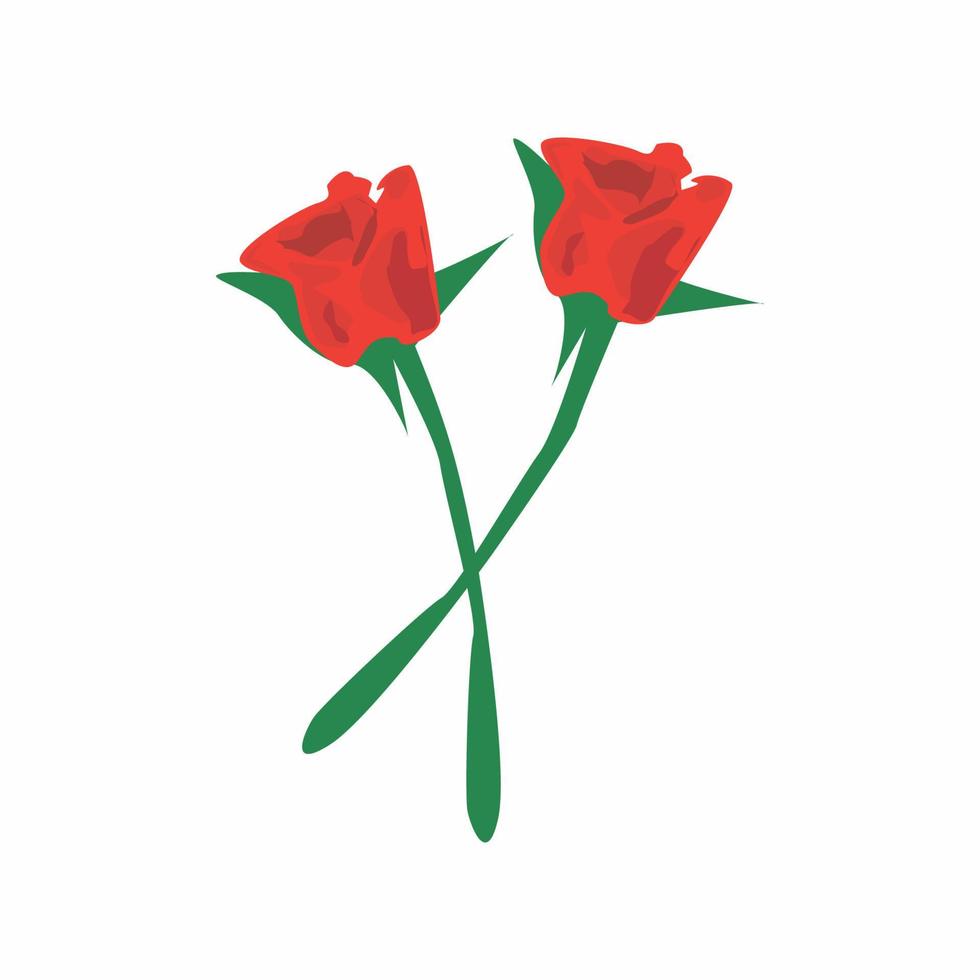 Rose flower vector design