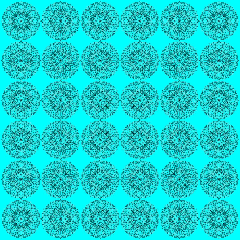 Abstract background vector design with mandala pattern