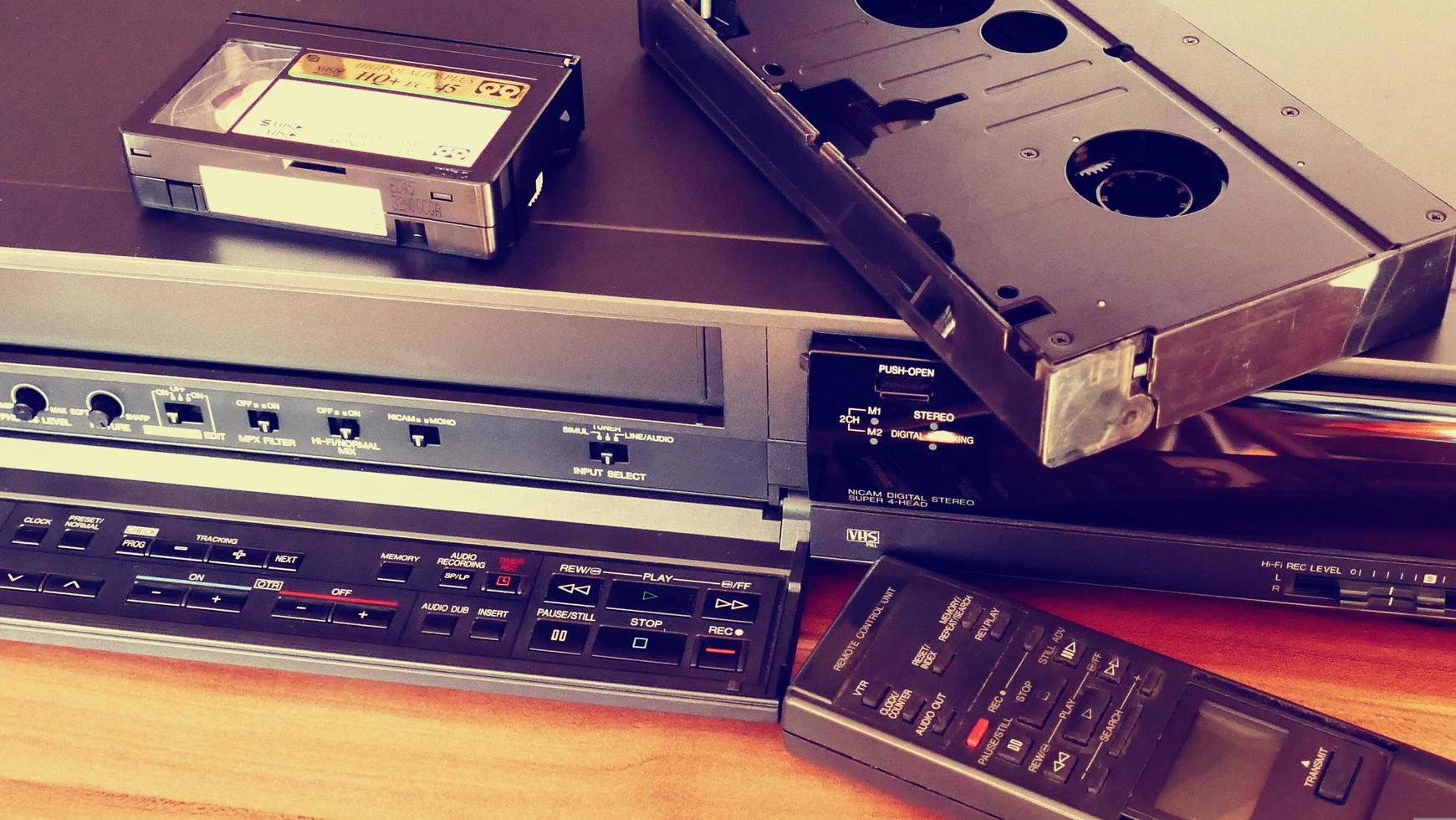 Retro Video Cassette Recorder photo