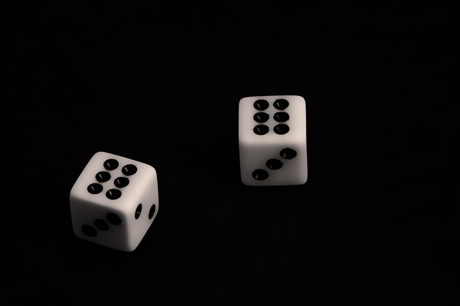 Dice On Black photo