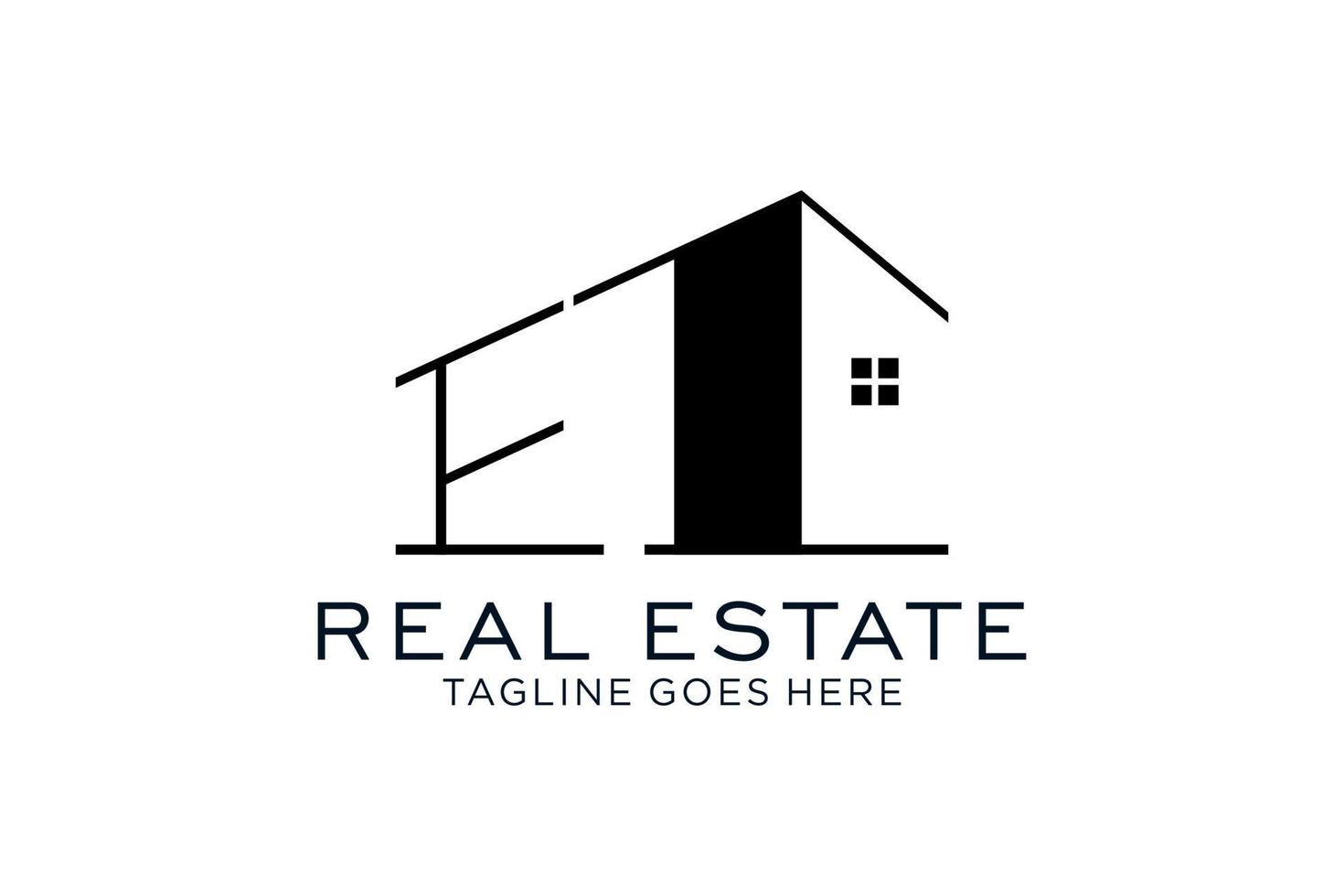 Letter E for Real Estate Remodeling Logo. Construction Architecture Building Logo Design Template Element. vector