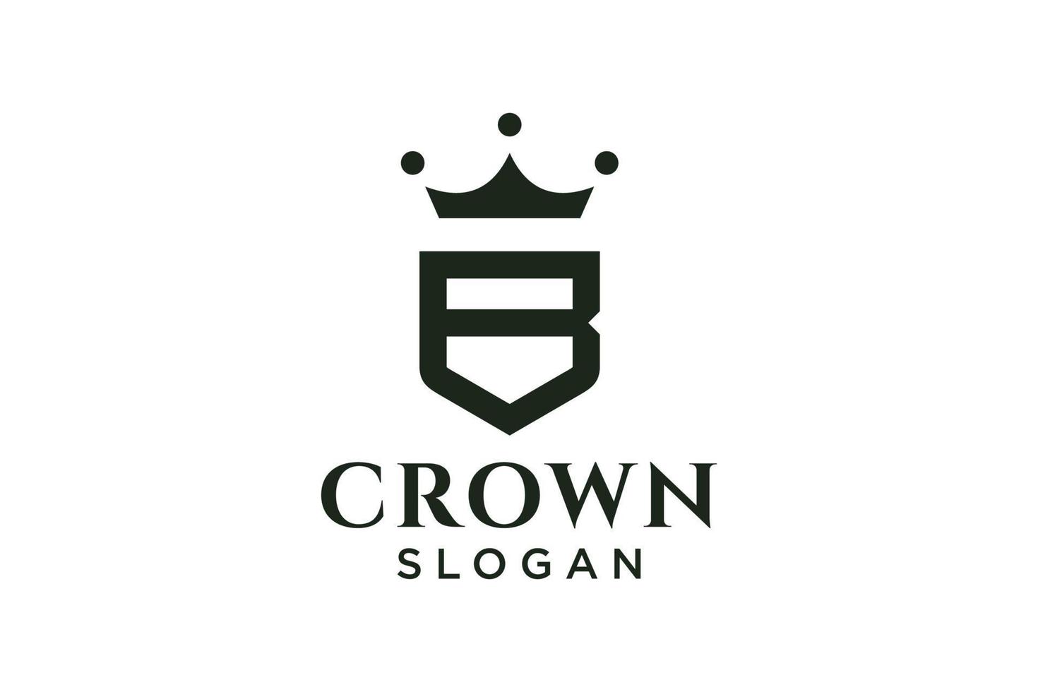 vintage-crown-logo-and-letter-b-symbol-modern-luxury-brand-element