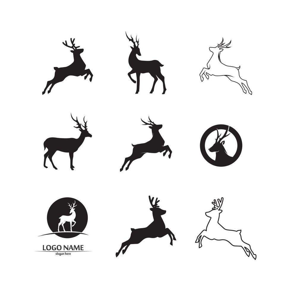 christmas and new year holiday symbol and logo design vector