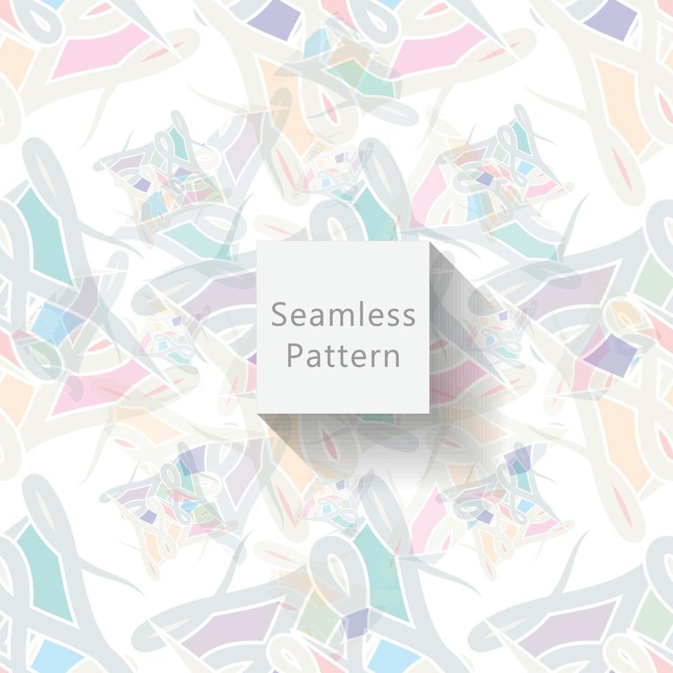 Abstract seamless pattern with geometric pattern. background, wallpaper, home textile digital vector and flower shaped pattern new