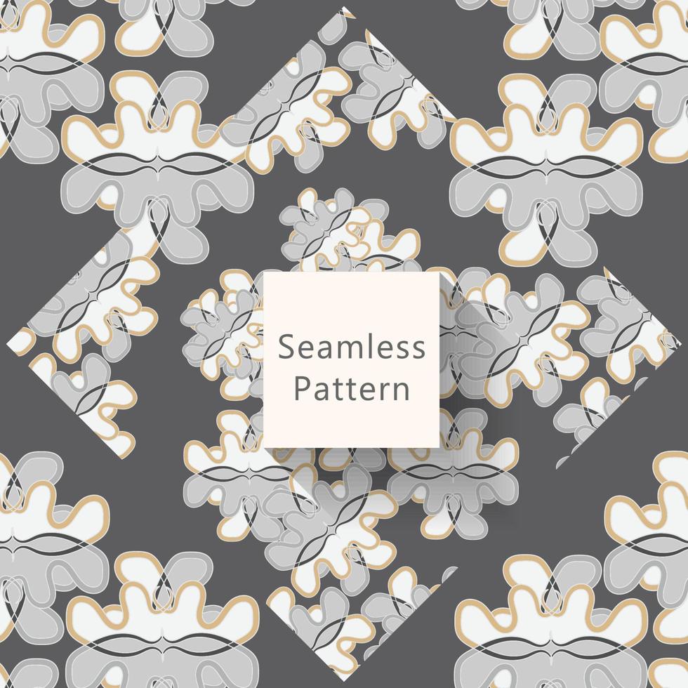 Abstract seamless pattern with geometric pattern. background, wallpaper, home textile digital vector and flower shaped pattern new