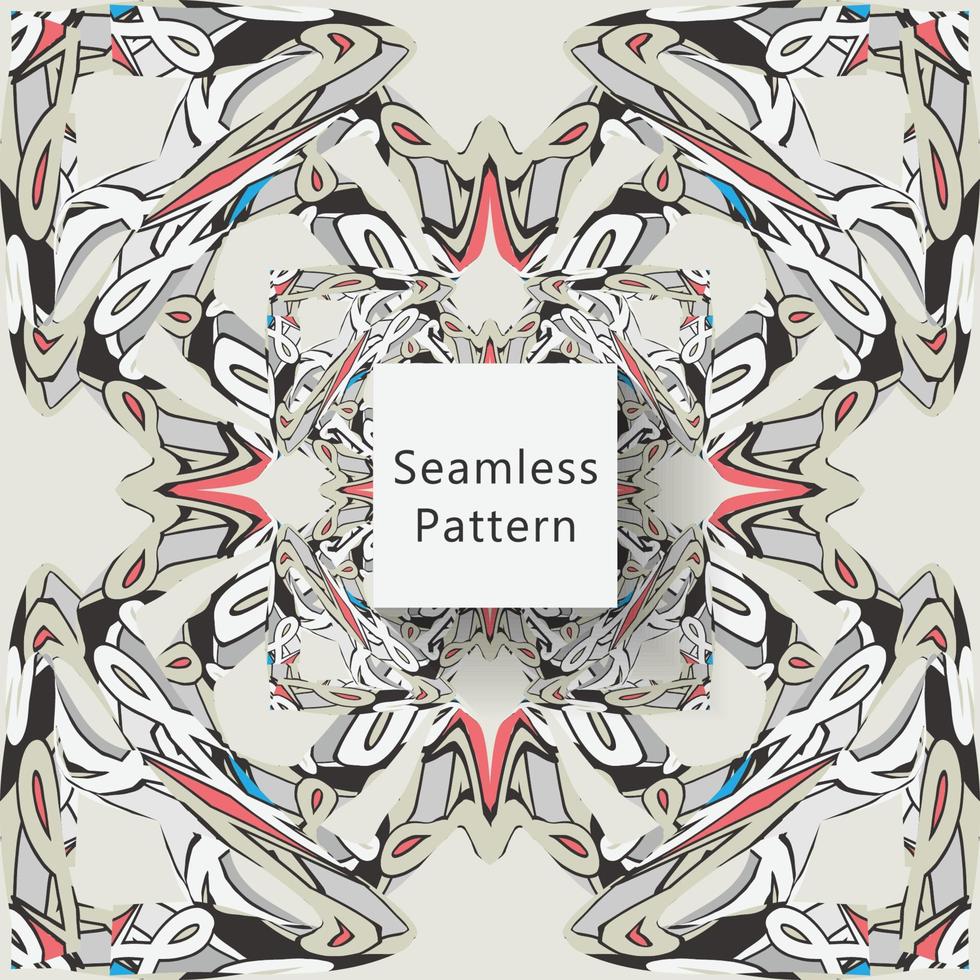 Abstract seamless pattern with geometric pattern. background, wallpaper, home textile digital vector and flower shaped pattern new