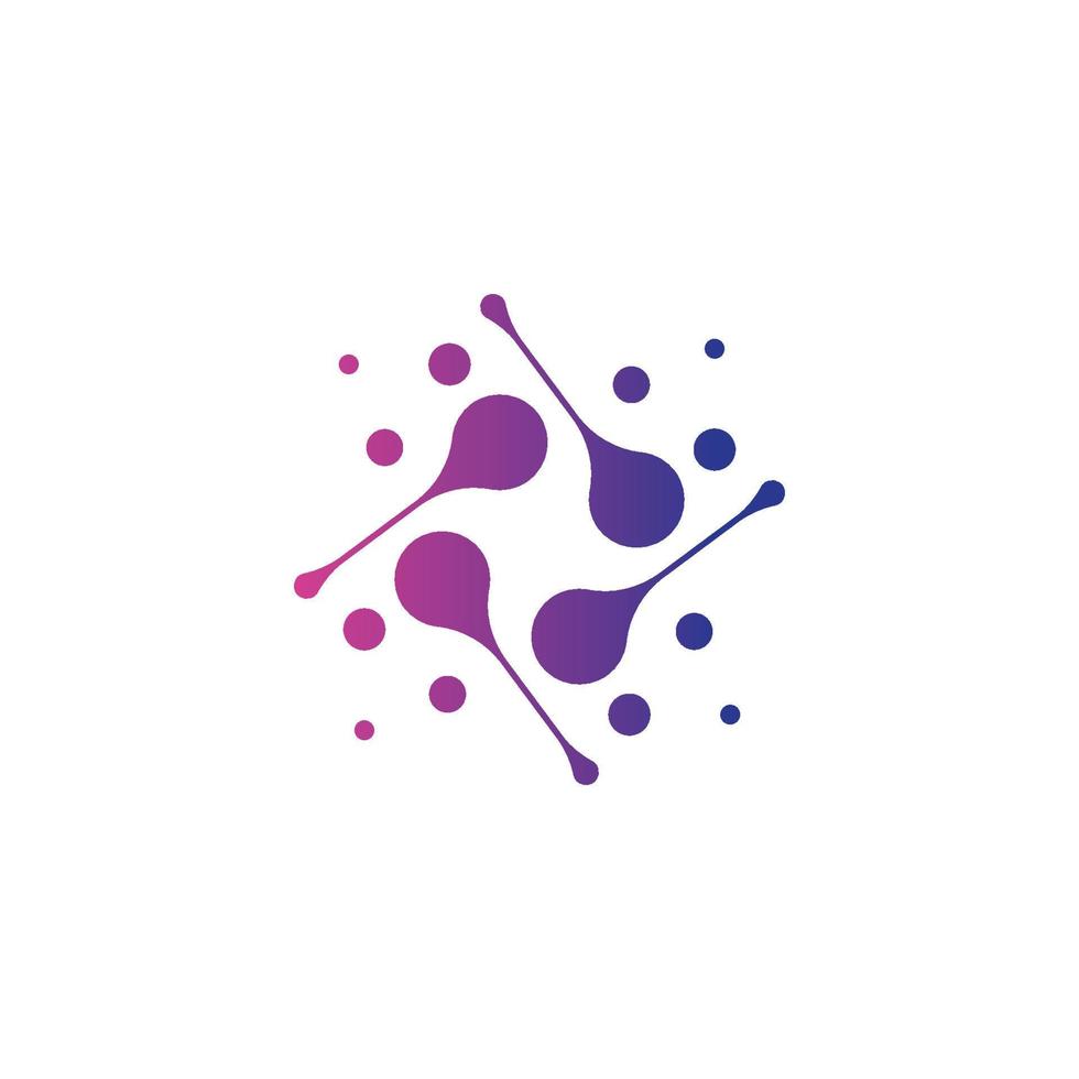 Molecule logo images vector