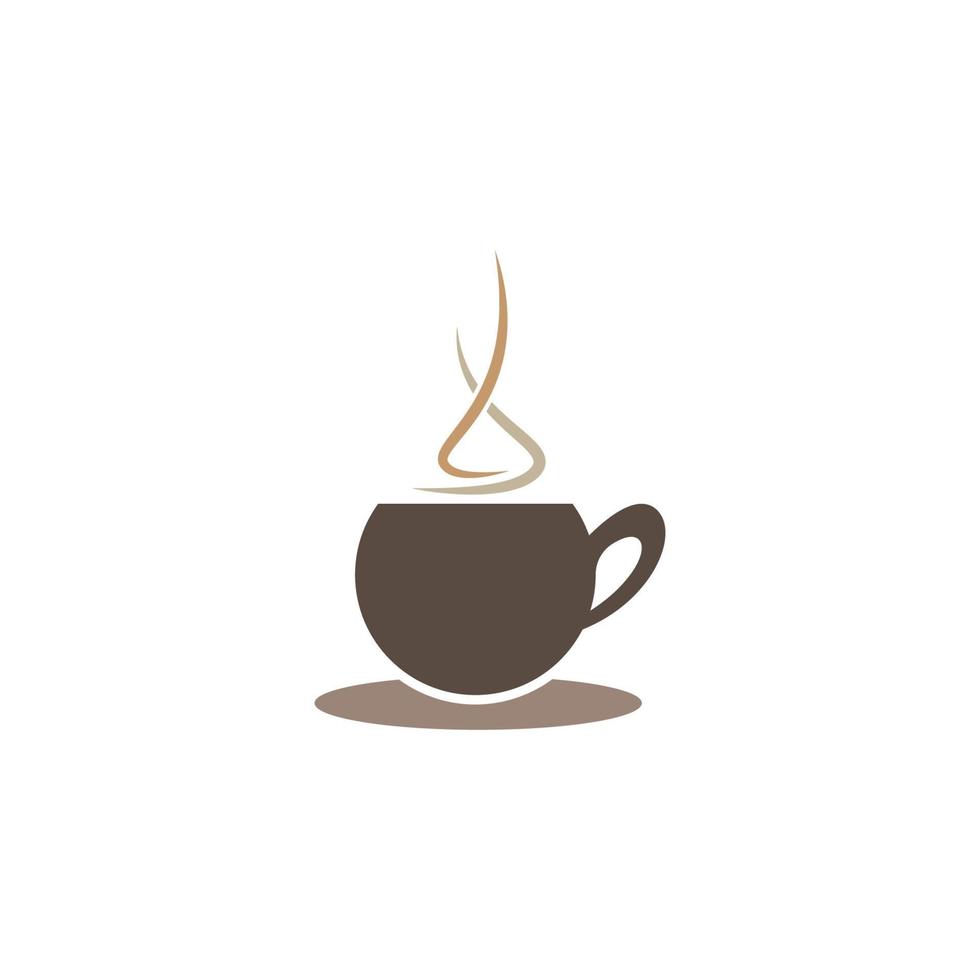 Coffee cup logo template vector icon