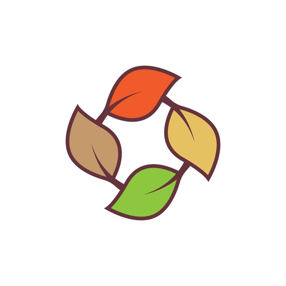 Autumn logo images vector