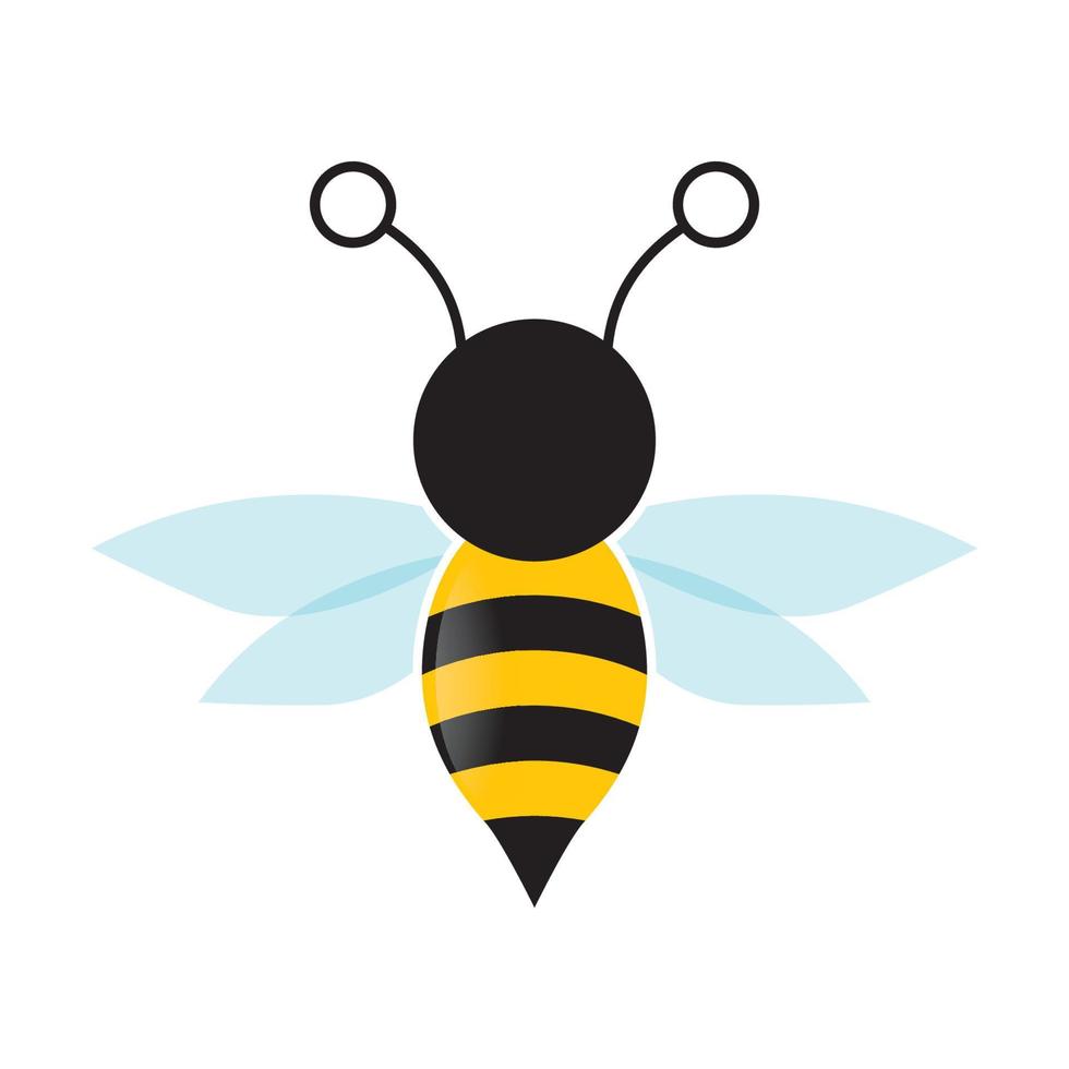 Bee logo images vector