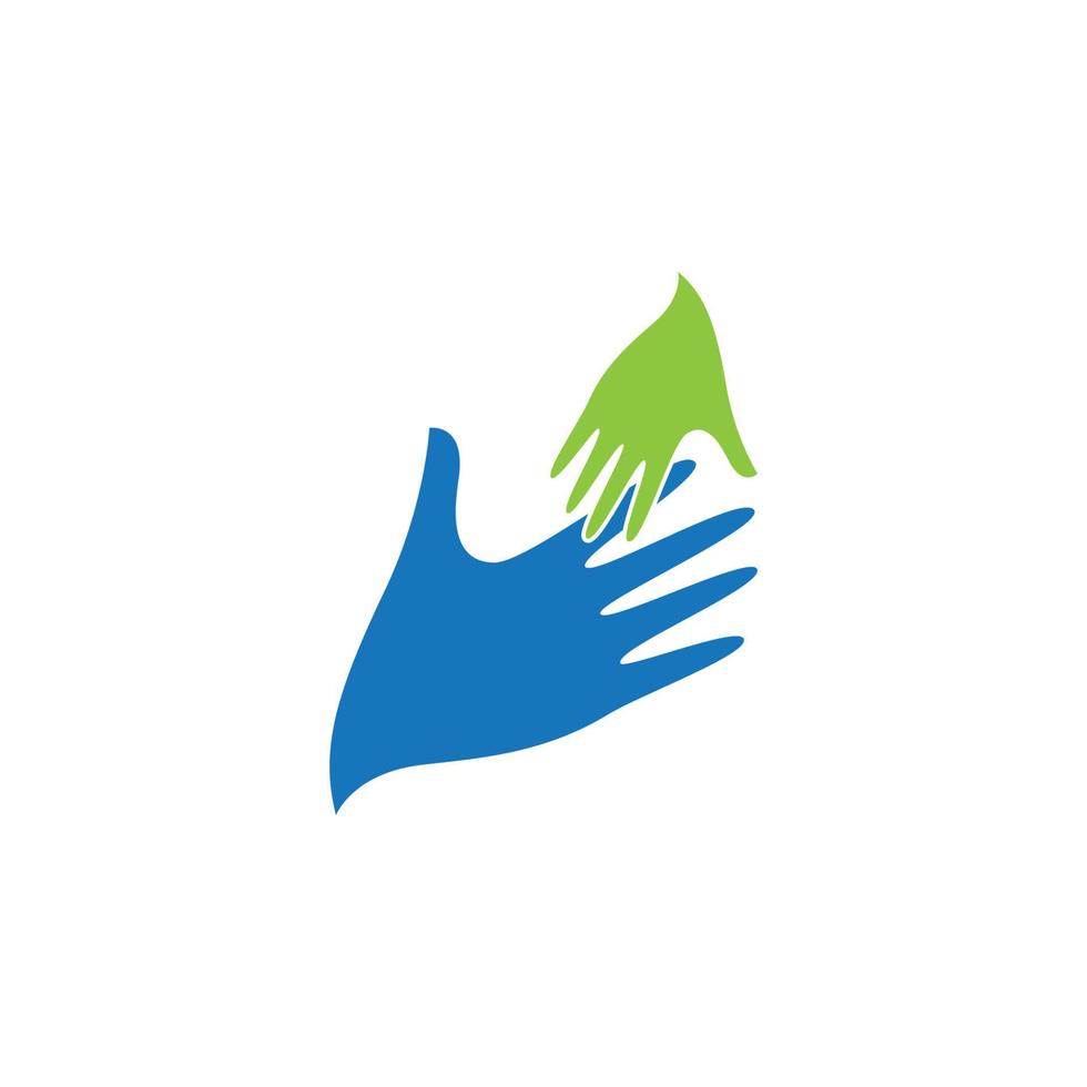 Hand care logo images vector