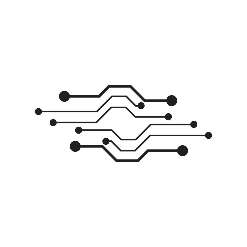Circuit vector icon illustration design
