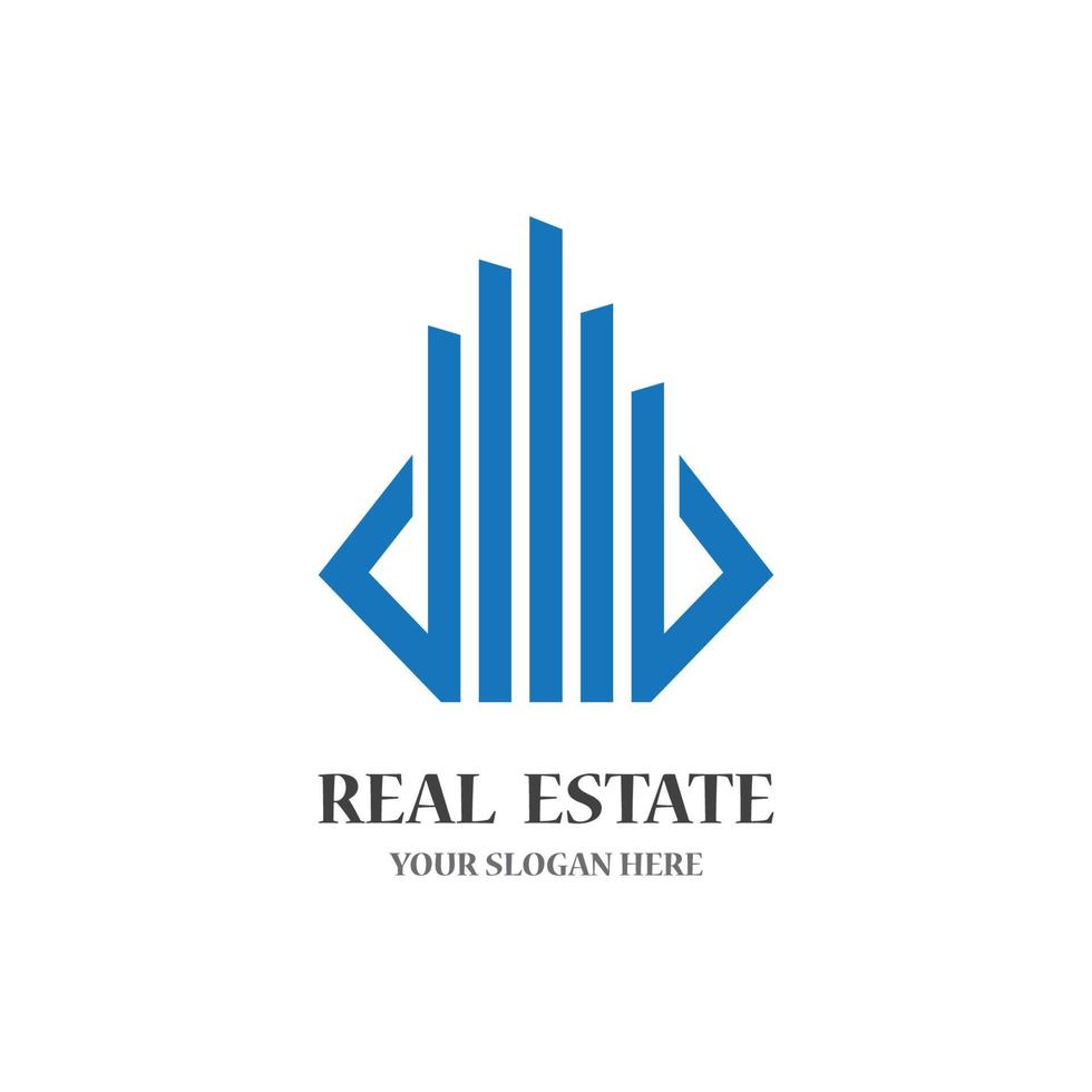 Real estate logo icon illustration vector