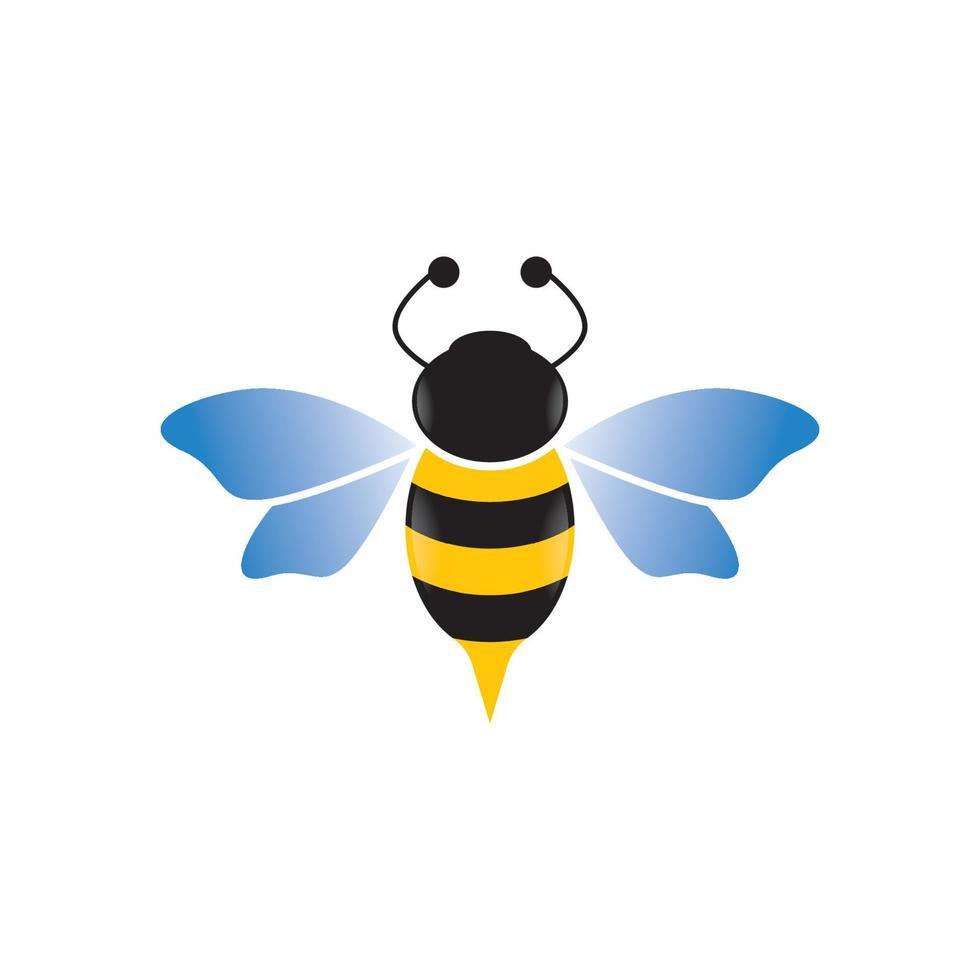 Bee logo images vector