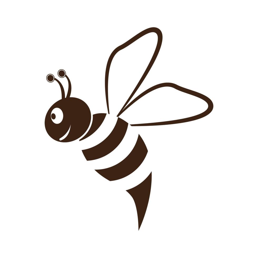 Bee logo images vector