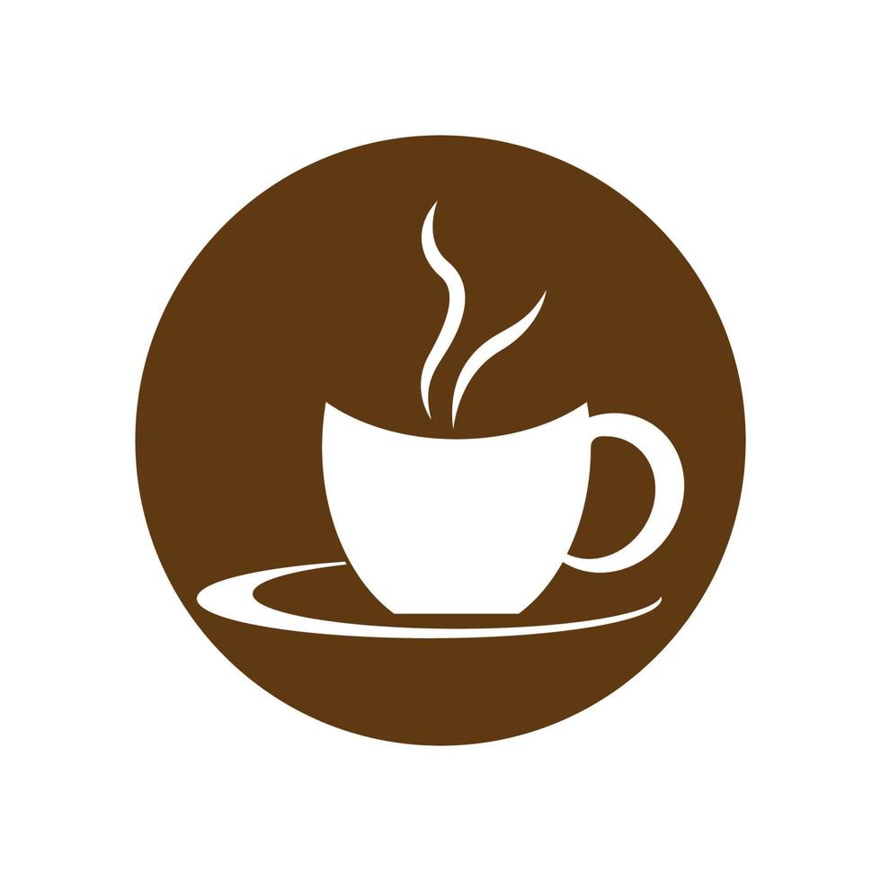 imágenes de taza de cafe logo vector