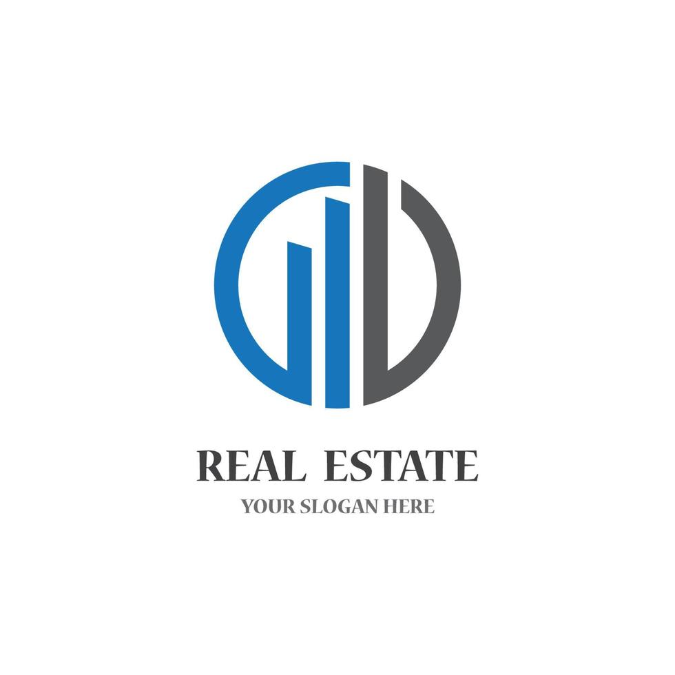 Real estate logo icon illustration vector