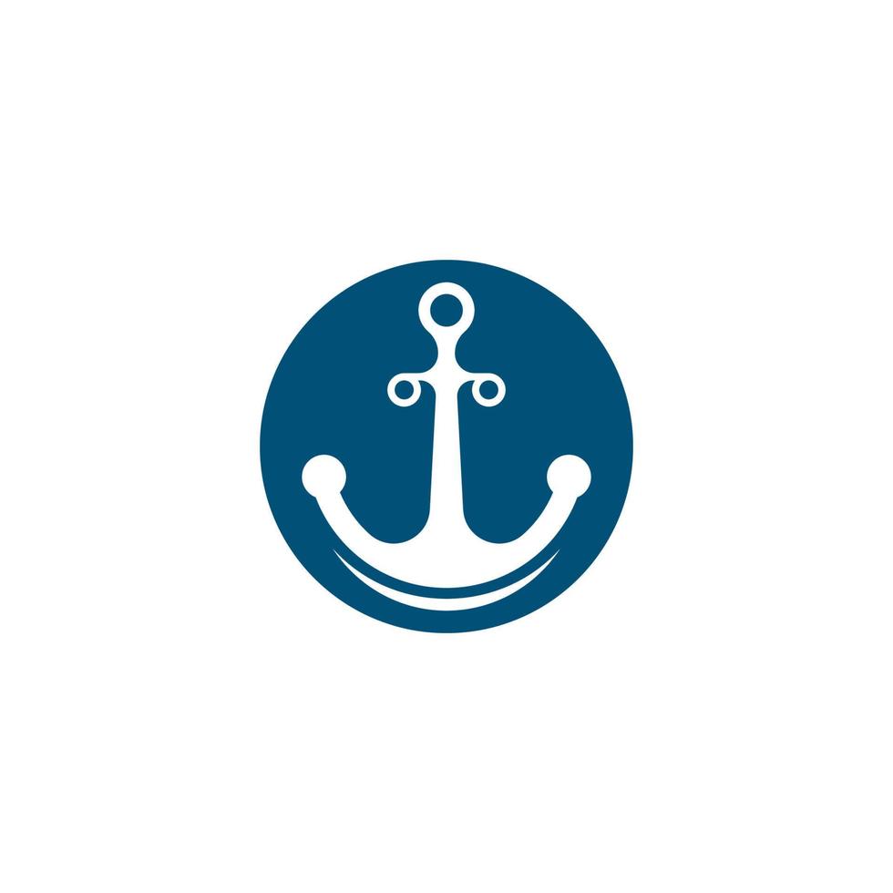 Anchor icon illustration vector