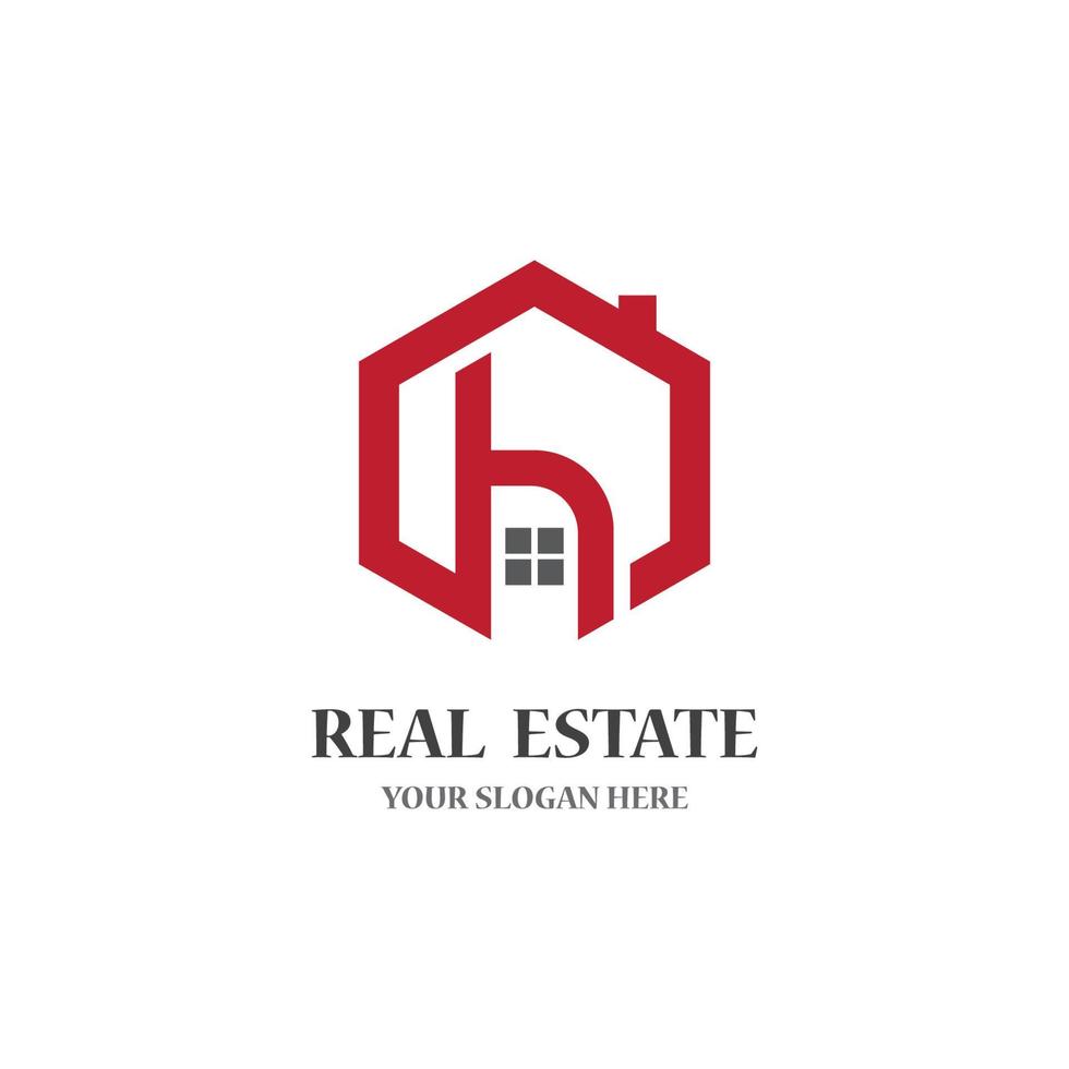 Real estate logo icon illustration vector