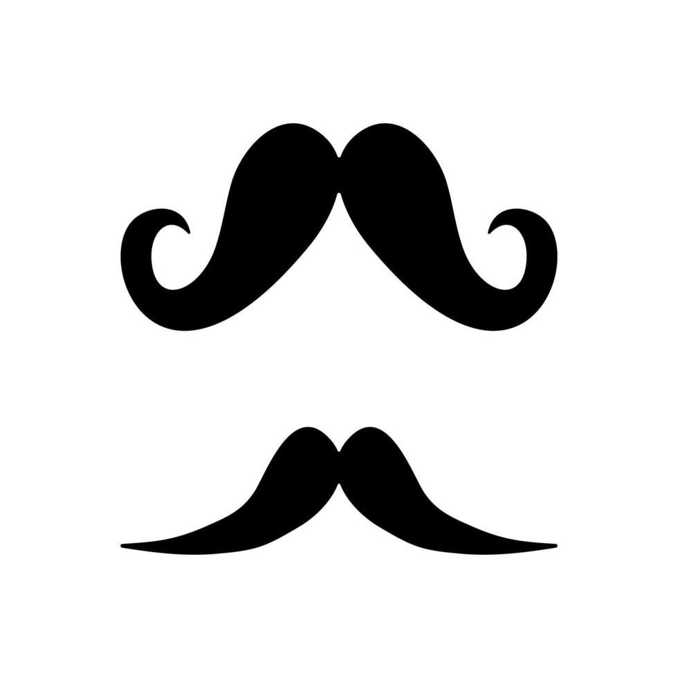 Ilustración de vector de bigote