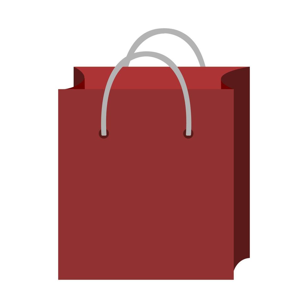 Paper tote bag vector design