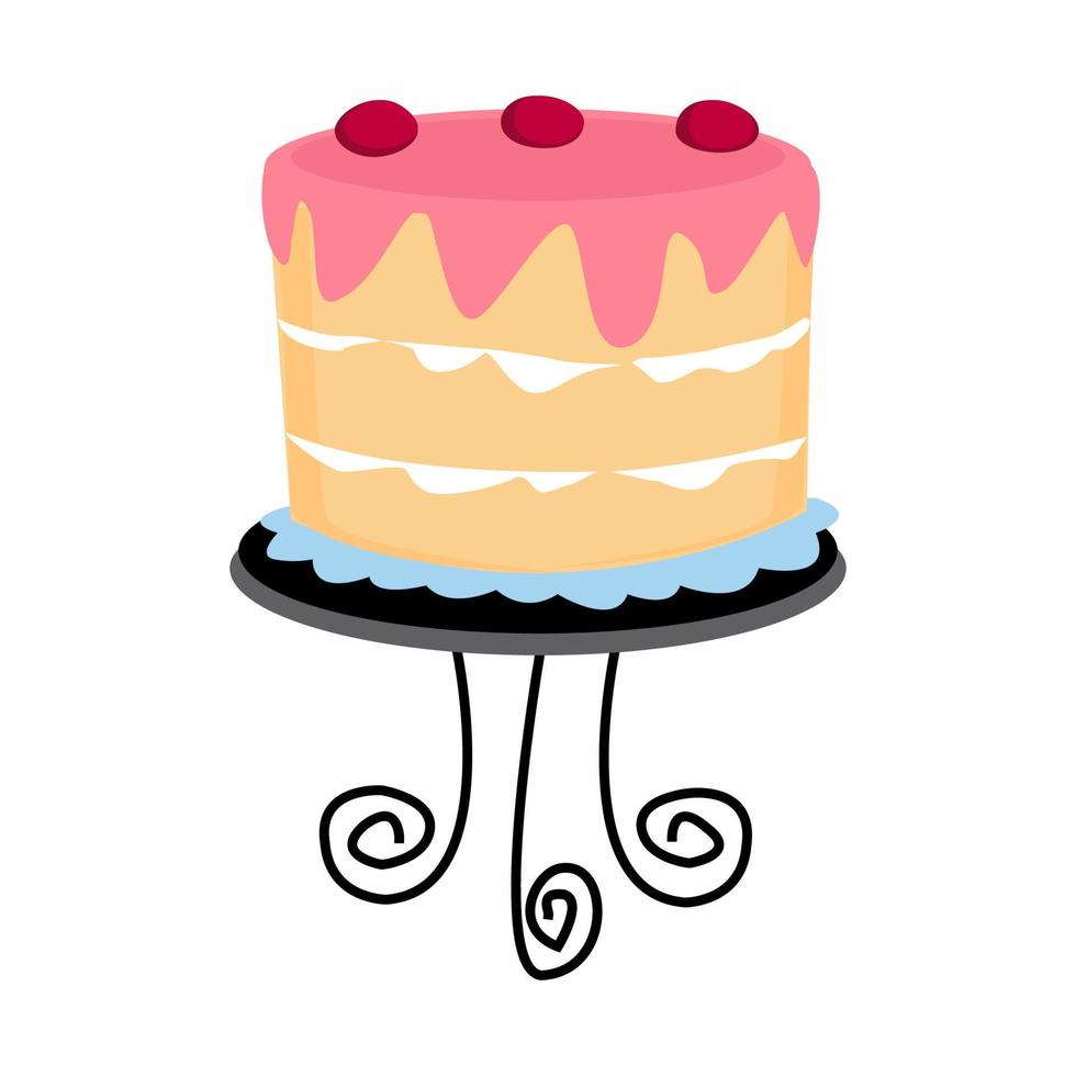 Celebration cake vector design