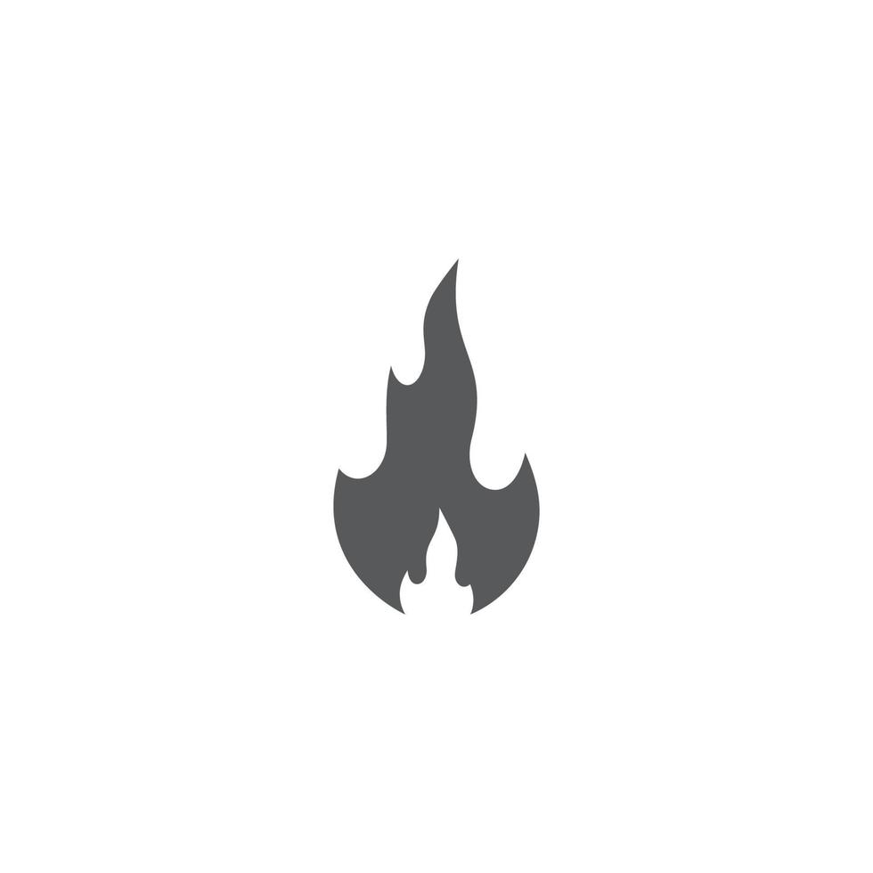 ilustración de icono de vector de símbolo de fuego