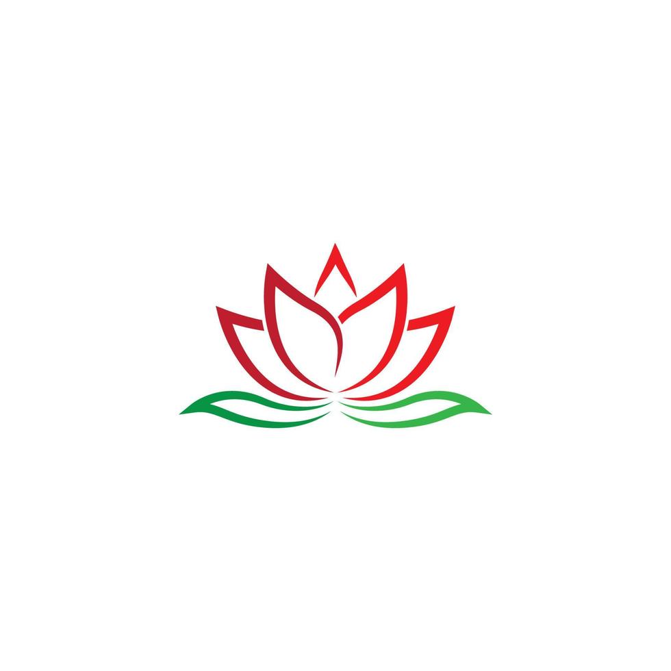 Lotus symbol vector icon illustration