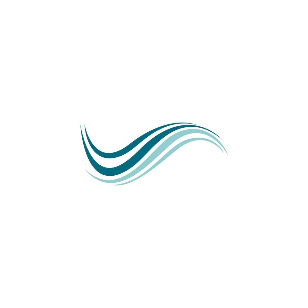Wave symbol vector illustration design