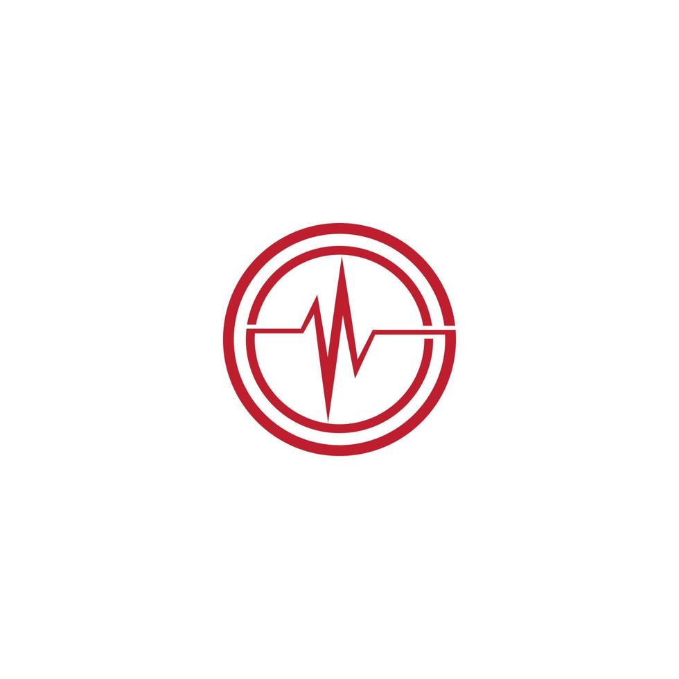 Pulse symbol vector icon illustration design