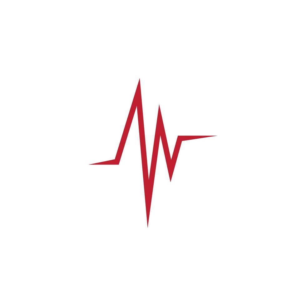 Pulse symbol vector icon illustration