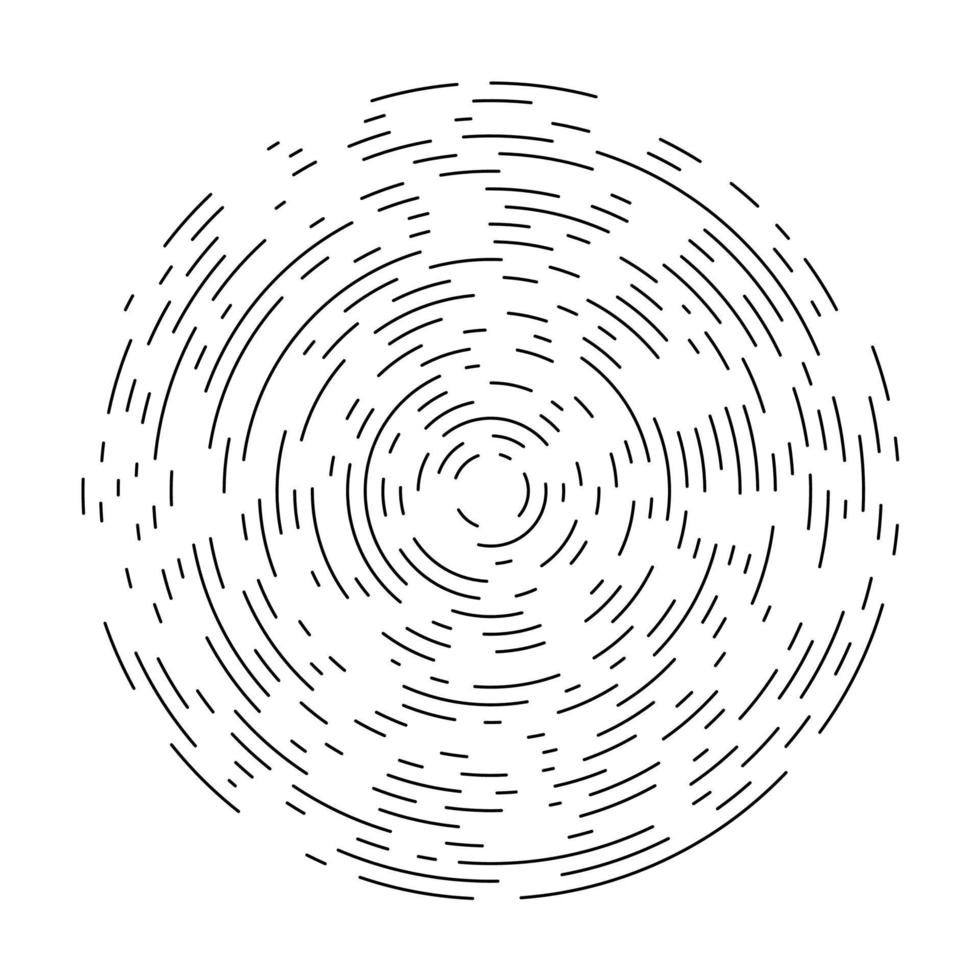 fondo de círculo abstracto con muchas piezas diferentes. ilustración vectorial vector