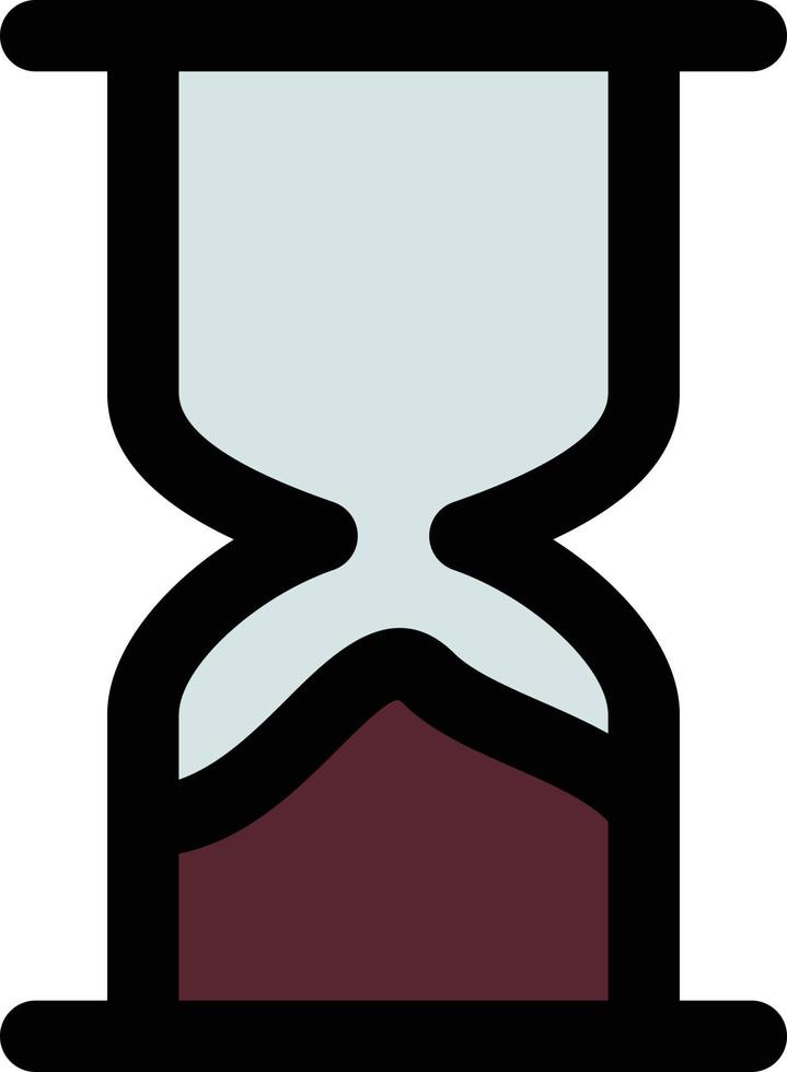 Hourglass Icon, New Year Theme vector