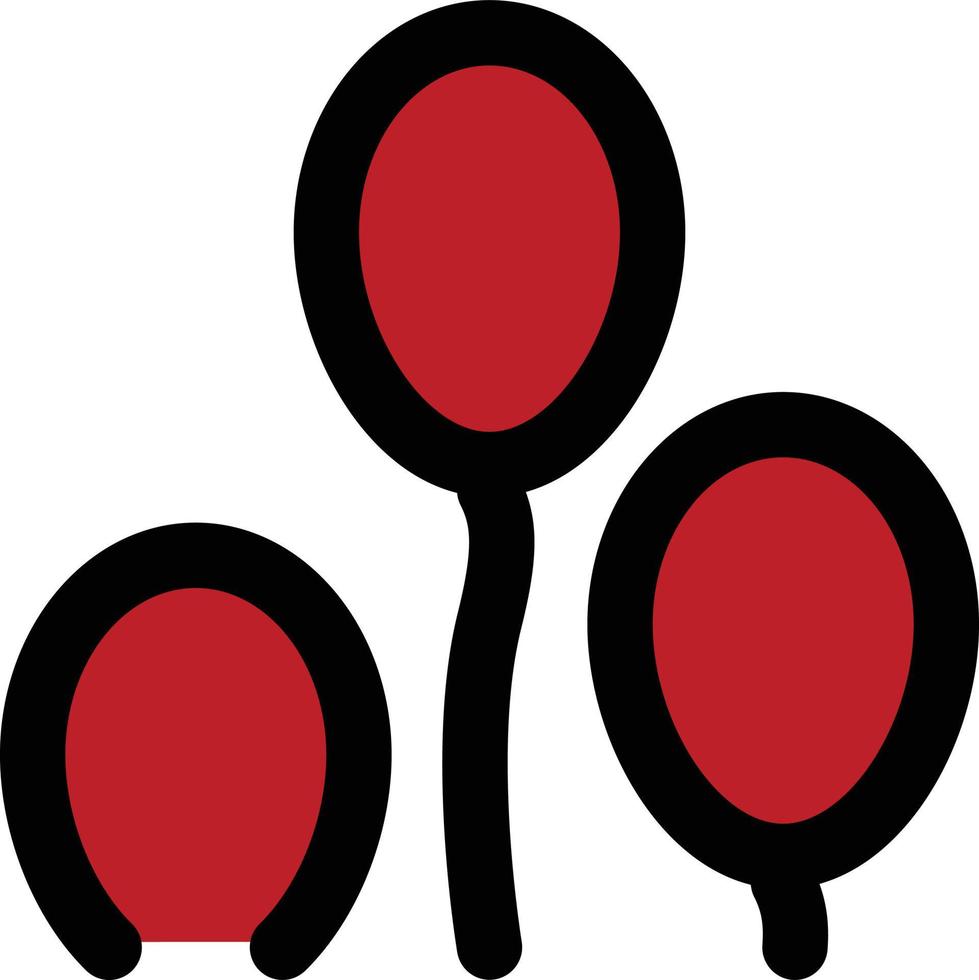 Balloon Icon, New Year Theme vector