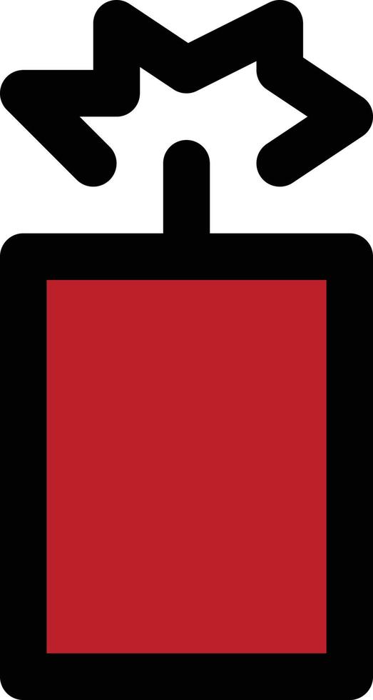 Firecracker Icon, New Year Theme vector