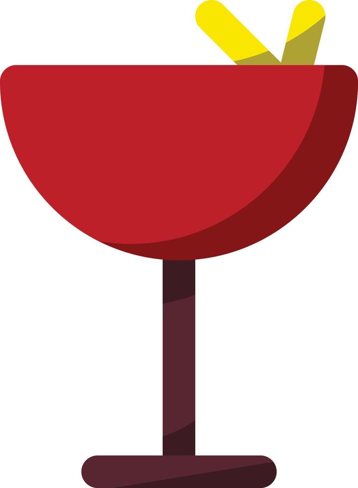 Cocktail Icon, New Year Theme vector