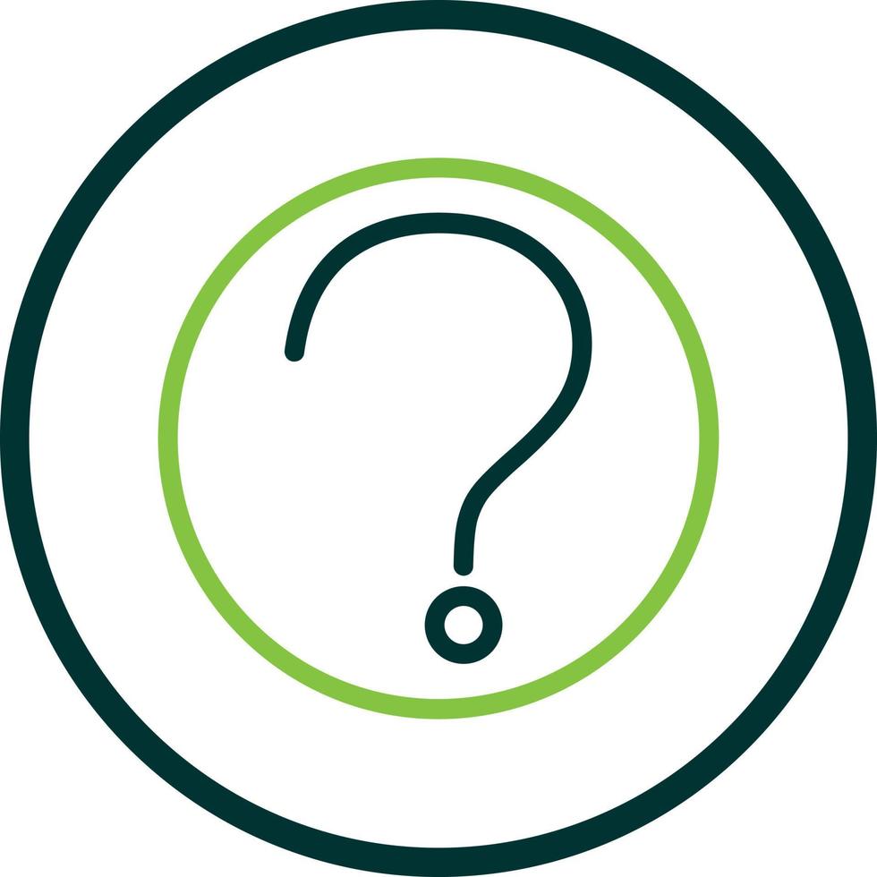 Question Circle Vector Icon Design