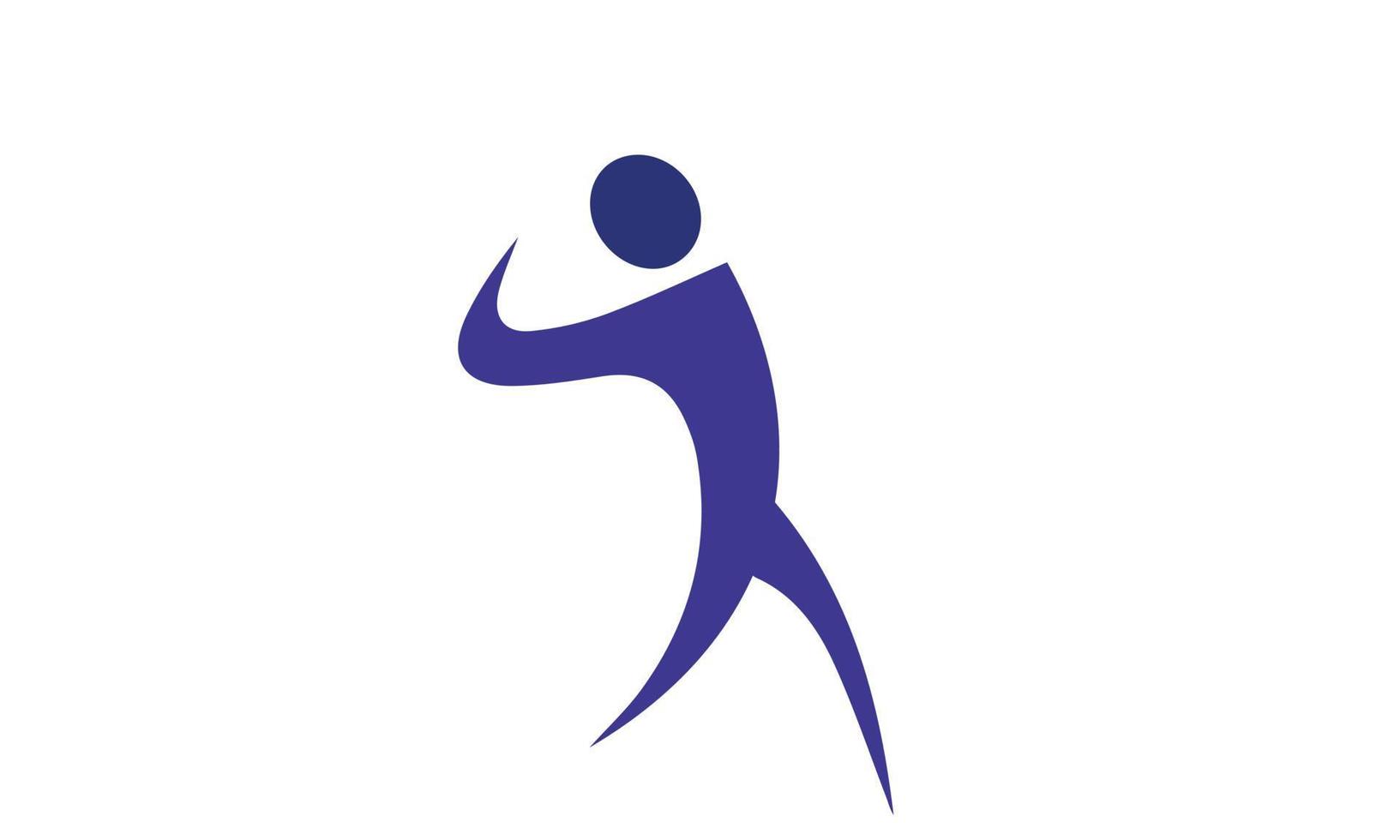 Healthy running man logo design icon elements vector image. Running logo design, marathon logo template, running club or sports club