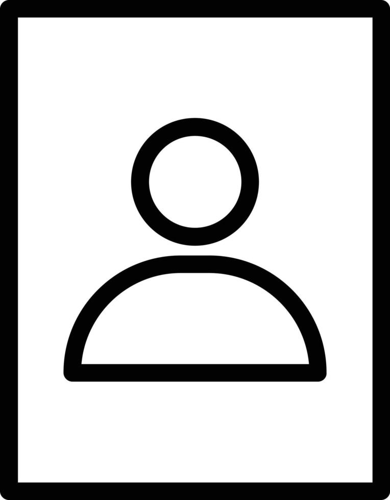 Portrait Vector Icon Design