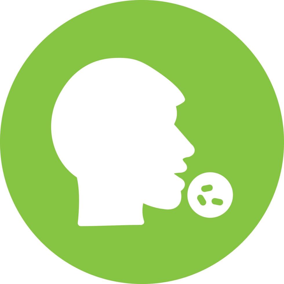 Head Side Virus Vector Icon Design