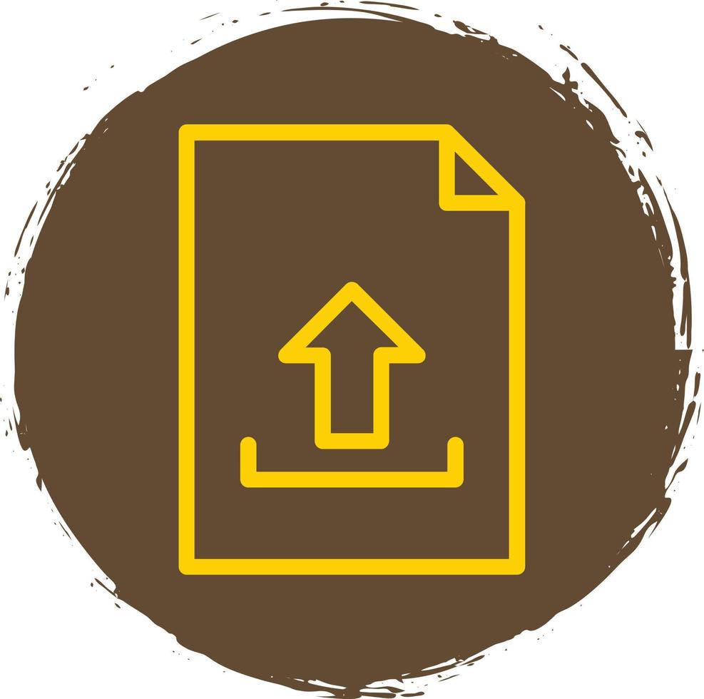 File Upload Vector Icon Design