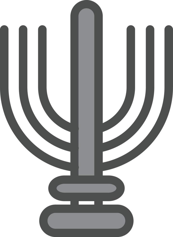 Hanukiah Vector Icon Design