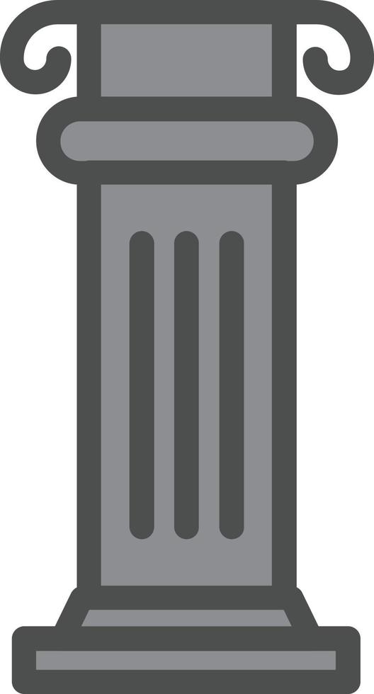 diseño de icono de vector de columnas
