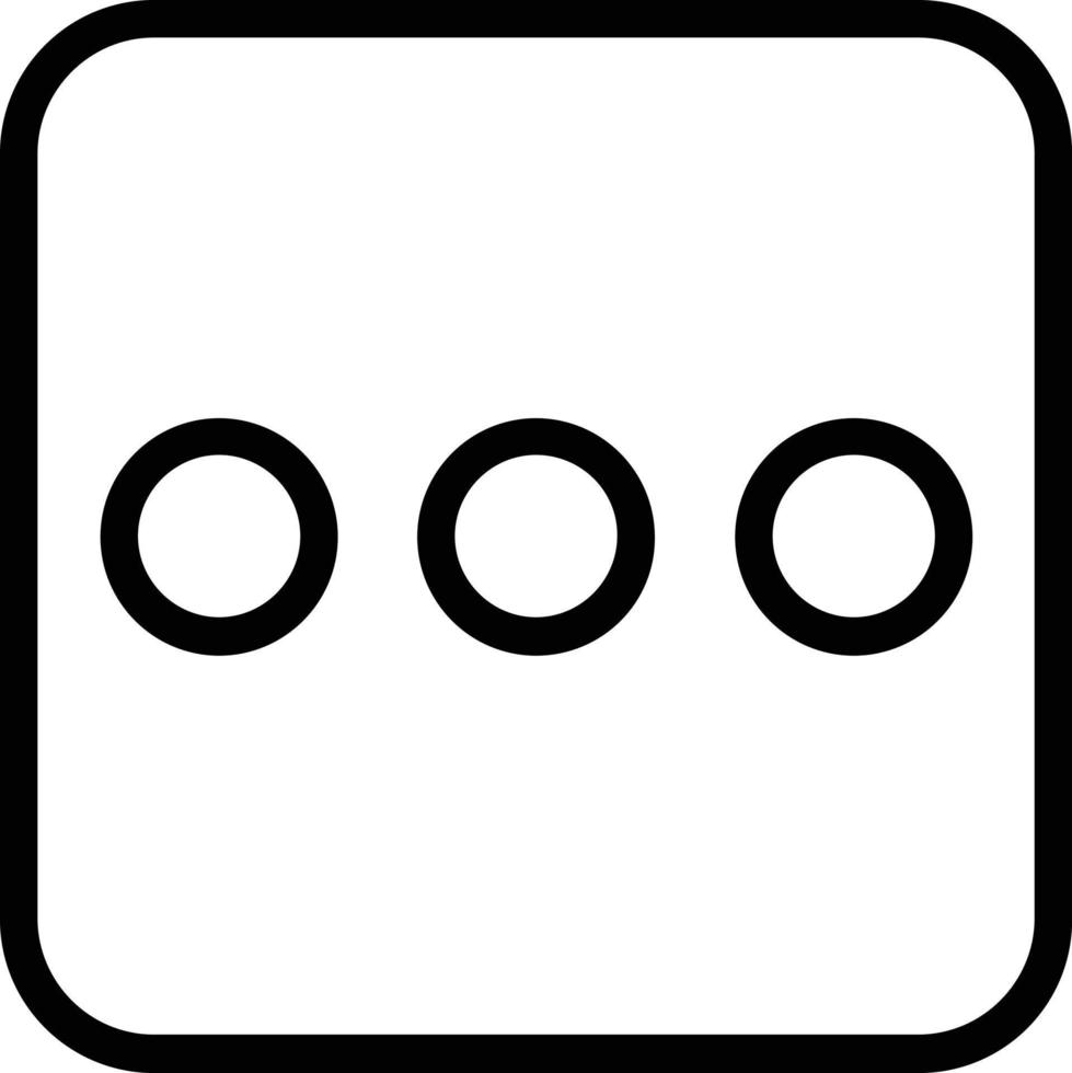 Ellipsis H Vector Icon Design