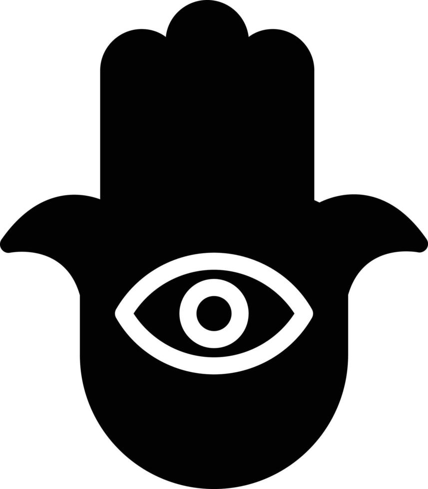 Hamsa Vector Icon Design