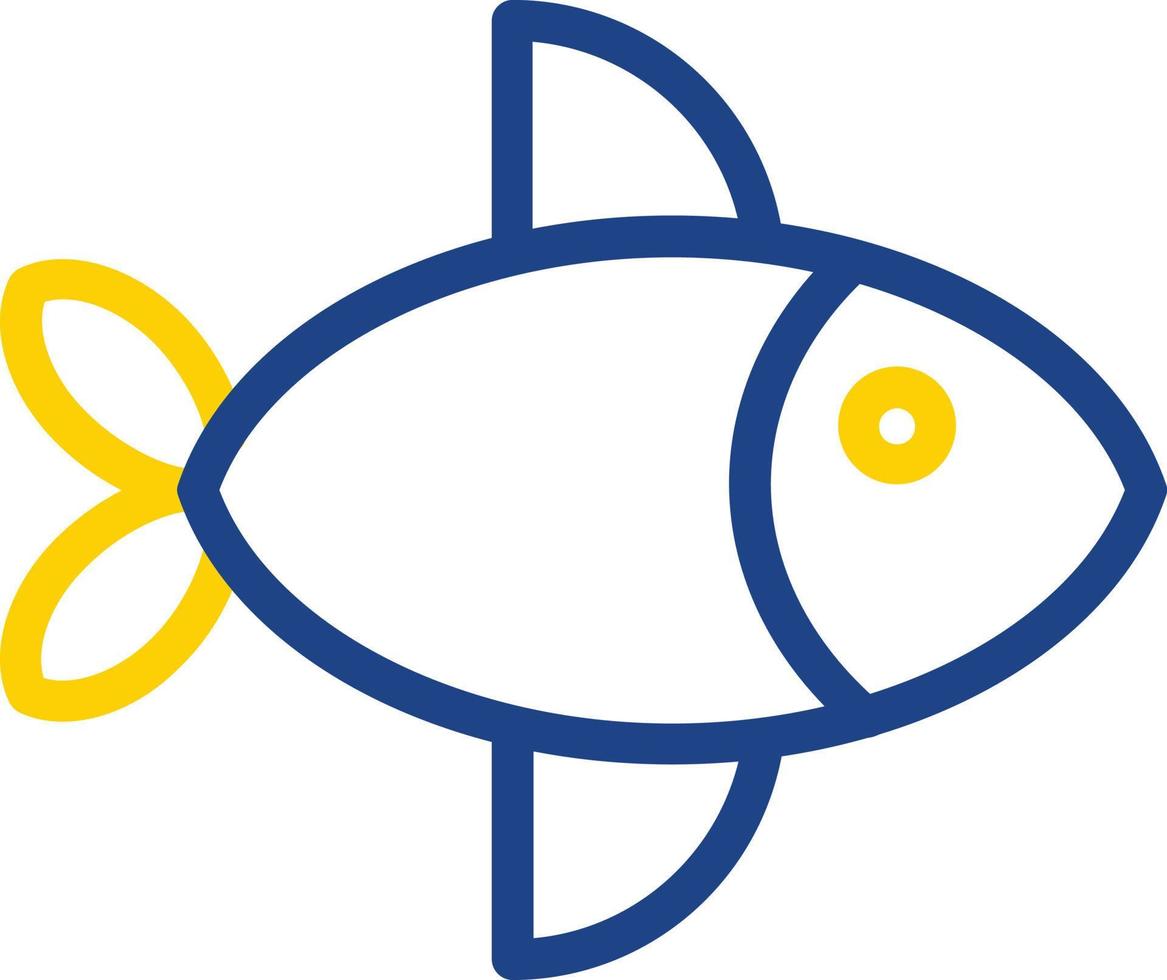 diseño de icono de vector de pescado